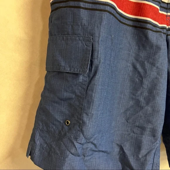 Chaps red and blue cargo swim trunks - Picture 3 of 7